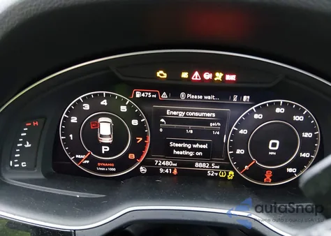 2017 Audi Q7 2.0T Premium z USA, uszkodzony, nr VIN WA1LHAF77HD048996